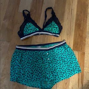 Aerie bra and boxer set